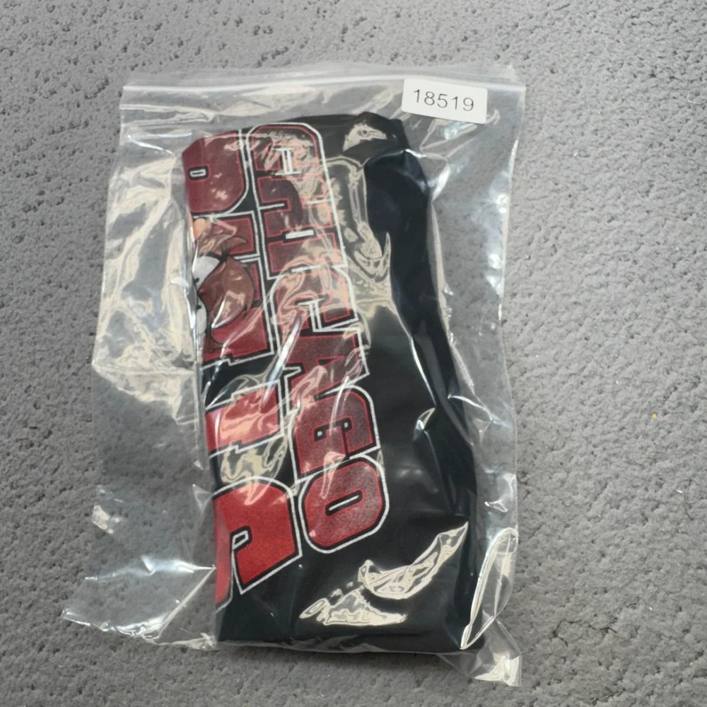 Vintage Chicago Bulls Shirt Men Large Black NBA Basketball Taz Looney Tunes 90s